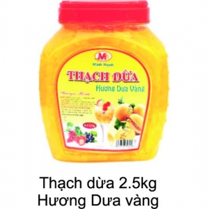 Thạch dừa 2.5kg Hương Dưa Vàng